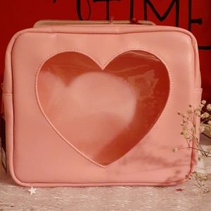 NEW Pink Heart Rectangular Bag (multi use)